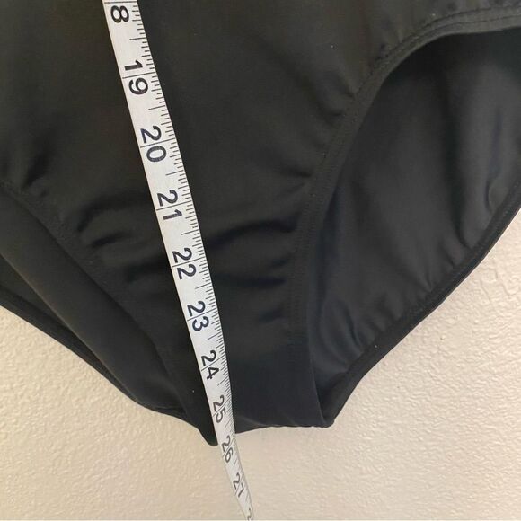 WEISSMAN Dance Costume black mesh leotard Crystal rhinestone semi custom SA - Picture 8 of 15